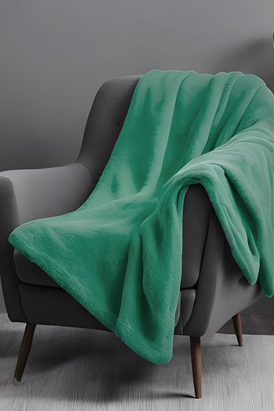 Formeya Wellsoft Plüsch-Einzel-TV-Decke, weiche Deko-Decke