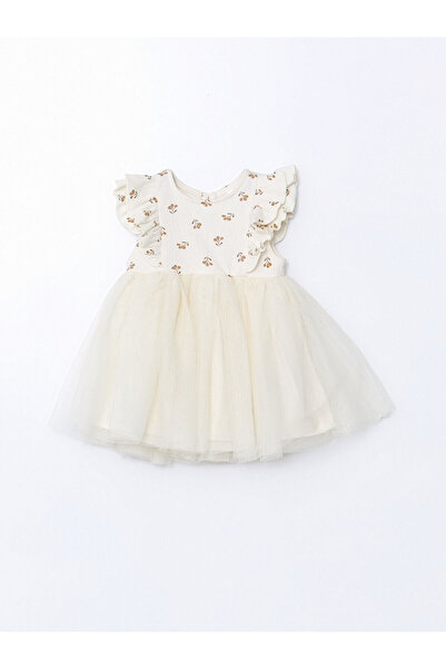 LC Waikiki Peak New Season Basic Lace Tulle Baby Girl Dress