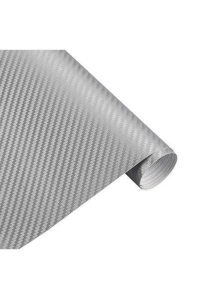 Choice لفافات ورقية من الفينيل ثلاثية الأبعاد من ألياف الكربون الفضية مقاس 50...