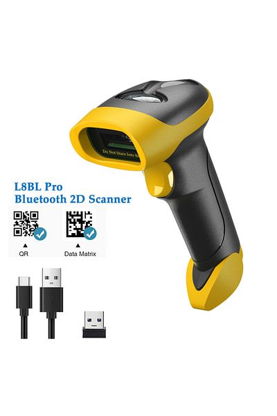 NETUM L8BLPro Bluetooth 2D NETUM L8BL Blueooth Wireless 2D Barcode Scanner and L5 Wired QR Barcode Reader