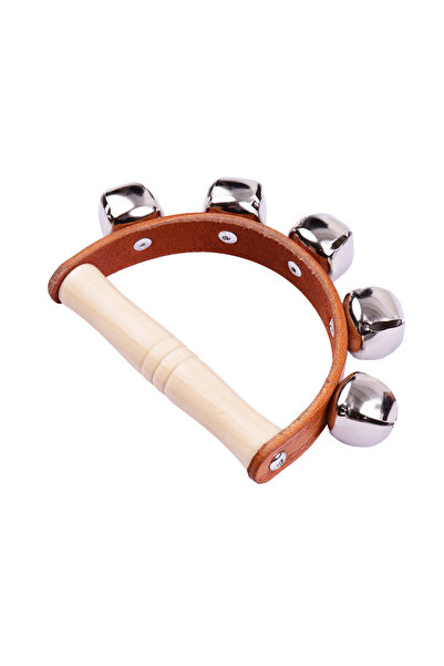 Choice1 5pcs Handbell Hand Bells with 5pcs/7pcs Jingle Bells Wood Handle Musi...