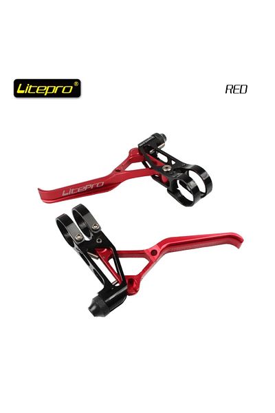 Choice Red Lp Litepro Folding Bicycle Brake Lever Ultralight Cnc 64g Folding Bike Road Bike Small Wheel V B