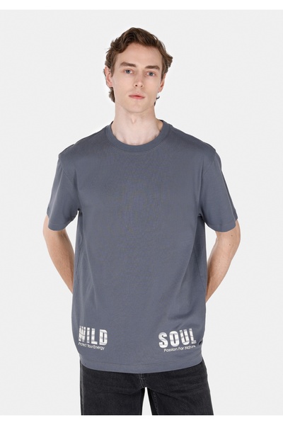 Colin's Ανδρικό κοντομάνικο μπλουζάκι Comfort Fit με στρογγυλή λαιμόκοψη