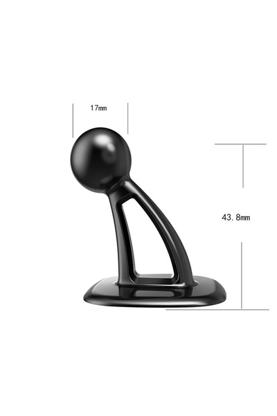 Vikefon قاعدة حامل هاتف للسيارة برأس كروي مقاس 17 مم من النوع الثاني، تُثبّت ...