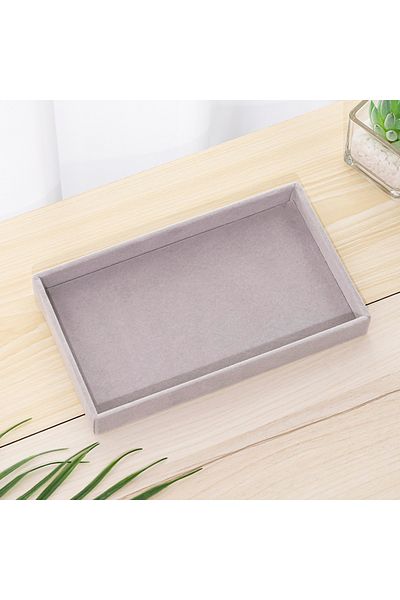 Choice J Jewelry Storage Box Earring Ring Necklace Brooch Holder Flannelette Jewelry Display Box Necklace .