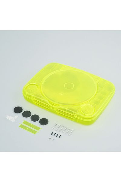 Choice TRN Green Bitfunx Replacement Shell Transparent Game Console Case Housing Cover for PlayStation PS O