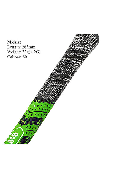 Choice مقبض جولف أخضر-2 (متوسط الحجم) بالإضافة إلى 4 مقابض جولف رجالية من خيو...