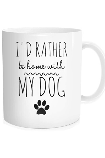 Be Care هاسدون هيل كوب قهوة بعبارة I'd Rather Be Home With My Dog، كوب شاي لم...