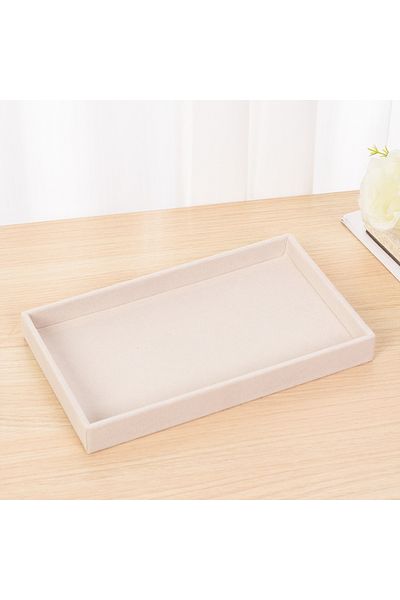 Choice F Jewelry Storage Box Earring Ring Necklace Brooch Holder Flannelette Jewelry Display Box Necklace .