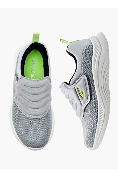 Dash Textured Sneakers with Hook and Loop Closure