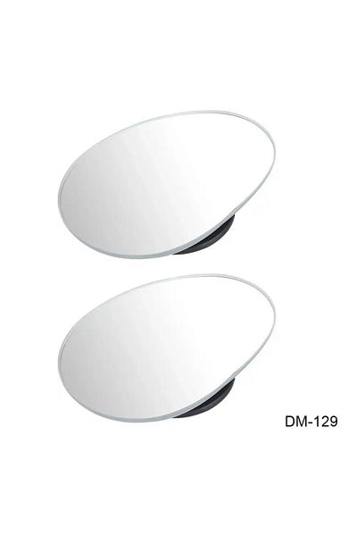 Choice 2pcs Round 2pcs Car Mirror Wide Angle Car Blind Spot Mirrors 360° Adjustable Auxiliary Rearview Mirr
