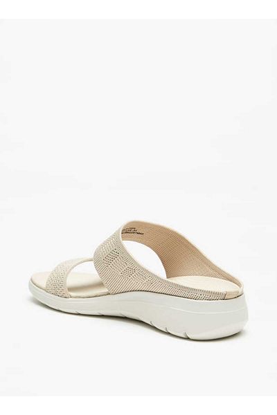 Flora Bella by Shoexpress Flora Bella Textured Slip-On Sandals