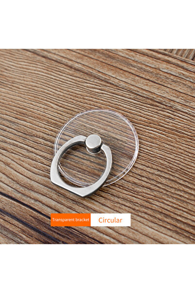 WSSHE حامل هاتف محمول دائري شفاف على شكل قطة لهاتف iPhone XS هاتف ذكي دائري