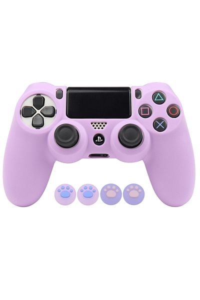 Choice Purple Soft Silicone Protective Control Cover For Playstation 4 Controller Skin Ps4 Gamepad Case Wi