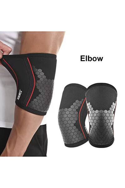 Aolikes M دعامة الكوع AOLIKES أكمام الركبة المصنوعة من النيوبرين مقاس 7 مم لر...