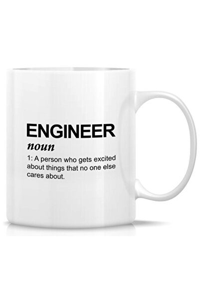 Be Care ريتز مج مضحك - اكواب قهوة سيراميك بعبارة "Definition of Engineer Gets...