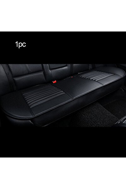 Choice1 1 قطعة غطاء مقعد السيارة الخلفي المصنوع من الجلد الأسود، غطاء مقاعد ا...