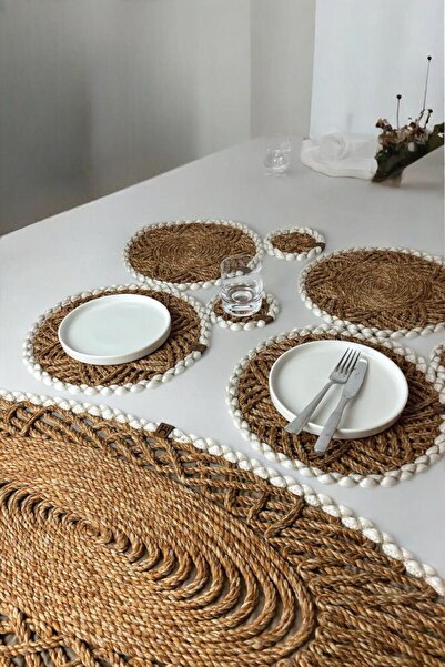 DESENSE 4 Kişilik Amerikan Servis Ve Runner Seti - 9 Parça