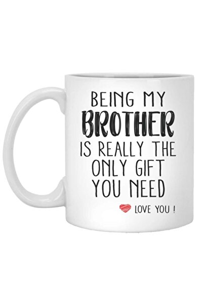 Be Care كوب مطبوع عليه Being My Brother Is Really The Only You Need Love You Brother مضحك للأخ قهوة عيد م...
