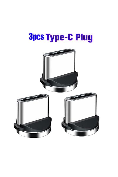 Choice 3Pcs USB-C Plug McGiLLon Magnetic Cable Micro USB Type C Fast Charging Cable For iPhone Xiaomi Andro