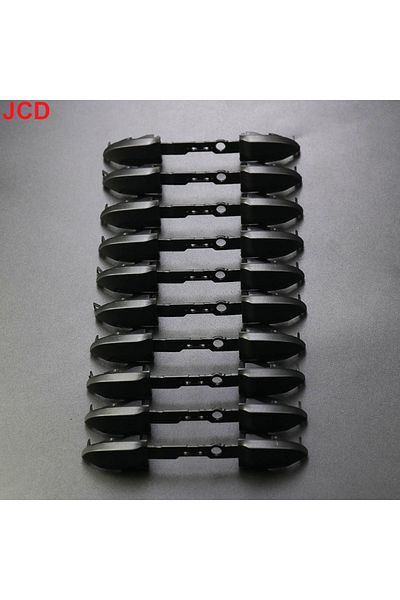 JCD A 10 Sets Black White  RB LB Bumper Button for XBox Series S X Controller Trigger Surround Guide On.