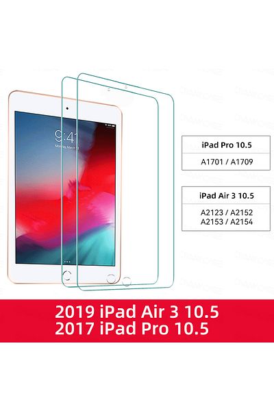 Choice iPad 10.5 2pcs Tempered Glass Films for 2024 iPad Air 11/13 M2 Pro 11/13 M4 Screen Protector for iPa