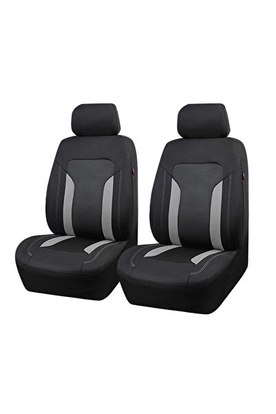 Choice 2 Front seat covers AUTOKING Universal Gray Mesh Seat Covers For Car W...