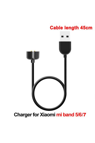 Choice Miband 5 6 7-45cm Original Magnetic Cord Charger For Xiaomi Mi Smart Band 7 Pro USB Charging Charger