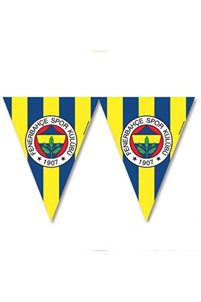 Fenerbahçe Üçgen Bayrak Seti 3m