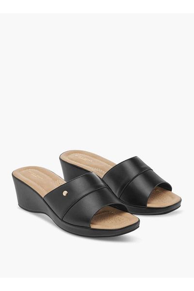 Flora Bella by Shoexpress Flora Bella Slip-On Sandals with Wedge Heel