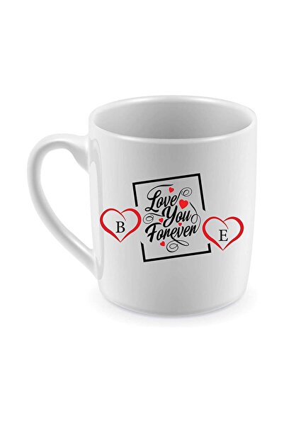 Be Care Coffee and tea mug, heat printing, double-sided design, B&E letters