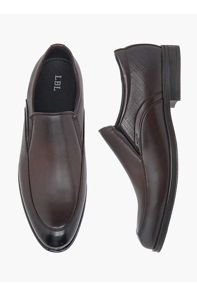 LBL by Shoexpress Textured Slip-On Loafers
