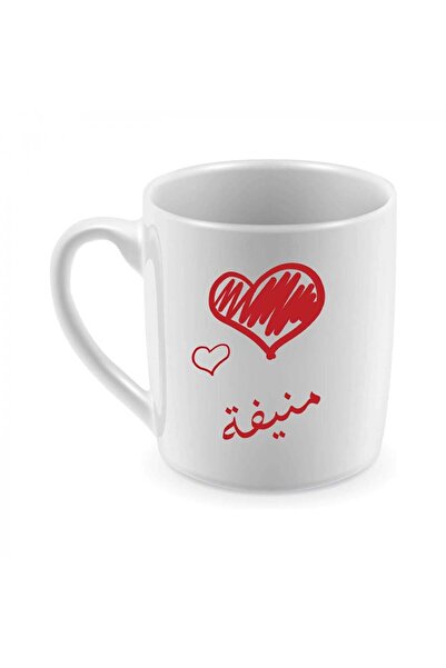 Be Care Mug for coffee and tea, heat printing, design with the name Manifa
