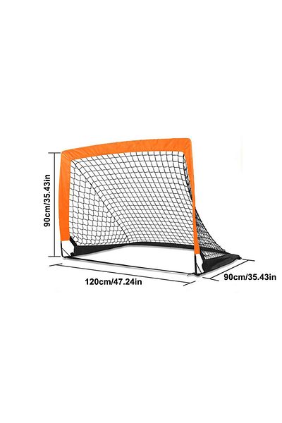Choice Orange Football Goal for Garden Football Net Pop Up Goals Set Soccer Goal Net for Backyard Birthday