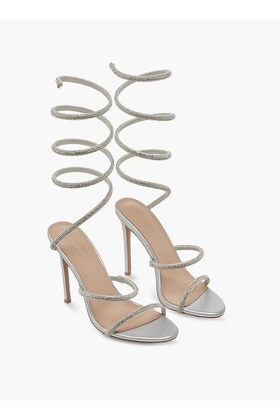 Flora Bella by Shoexpress Flora Bella Embellished Gladiator Sandals with Stiletto Heels