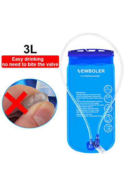 Choice 3L NEWBOLER Water Bladder Water Reservoir Hydration Pack Storage Bag BPA Free -1.5L 2L 3L Running Hy