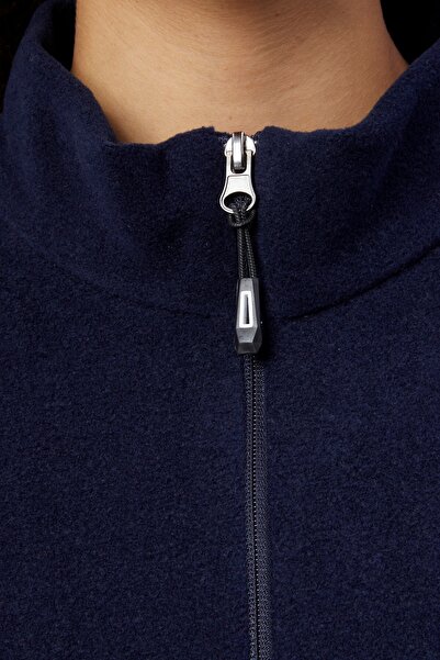 M MOONCOVER Φούτερ από φλις φλις με κρύο γιακά με κανονική εφαρμογή