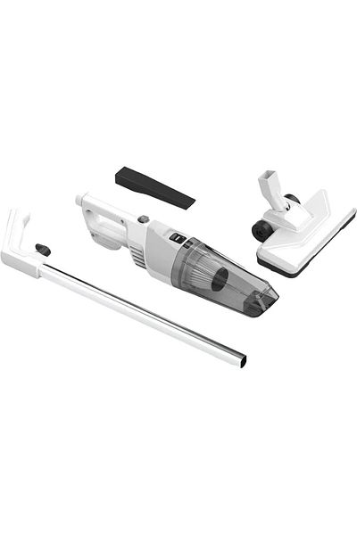 RUSSELL HOBBS 3-in-1 Handheld Corded Vacuum, 600W, 0.6L, 7M Cord, HEPA,Ultra-Quiet, White,K-22A102W