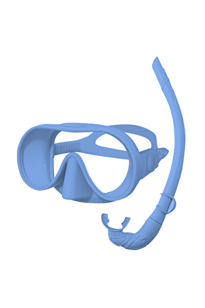 Choice مرآة وجه للغوص باللون الأزرق الفاتح، مرآة وجه للغوص مضادة للضباب بزاوي...