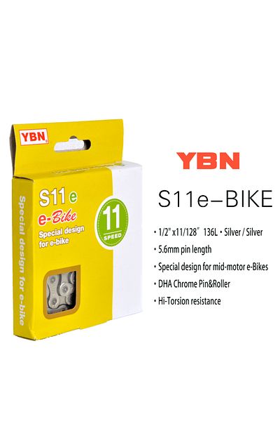 Choice E-Bike S11e 136L YBN E-Bike Chain 8 9 10 11 12 Speed Velocidade Special Design 136 Links Chains 9V 1