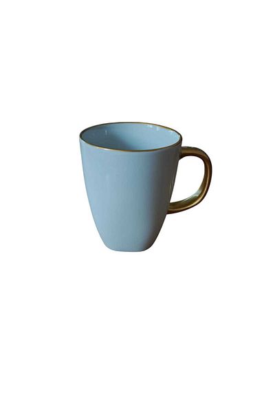 IKEA White Large Size 300 ml - Gilded 2 Vardera Mug Cups