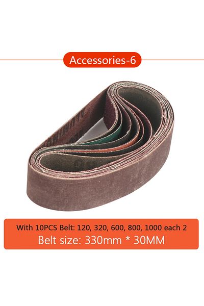 Choice Accessories 6 Electric Tool Accessories Rotary Tool Polishing Metal Woodworking Belt Machine DIY Gri