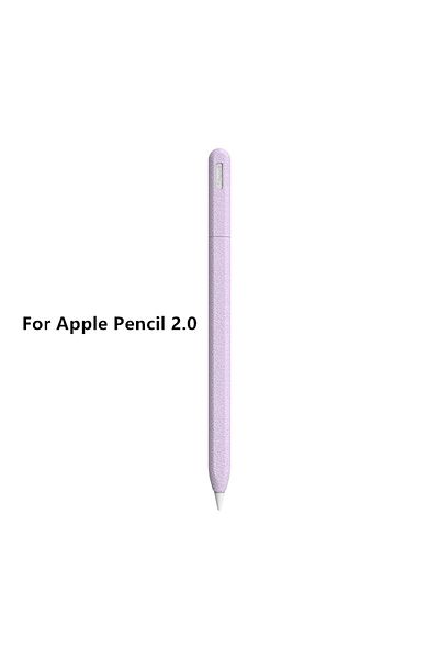 Choice Pencil 2 Purple Pencil Case Silicone Tablet Stylus Protection Case Solid Color Shockproof for Apple