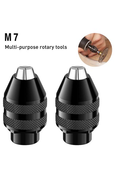 Choice 2pcs Keyless Rotary Tool Chuck Quick Change Keyless Chuck Replacement For Dremel 4486 Rotary Tools