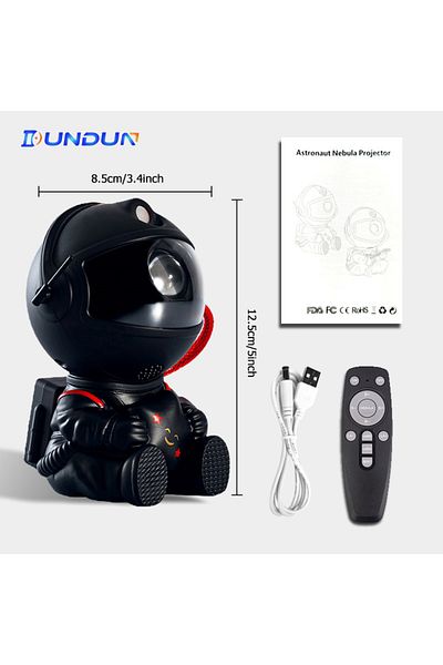 Choice No-Music Kids Star DIY Projector Night Light with Remote Control 360 Adjustable Design Astronaut Neb