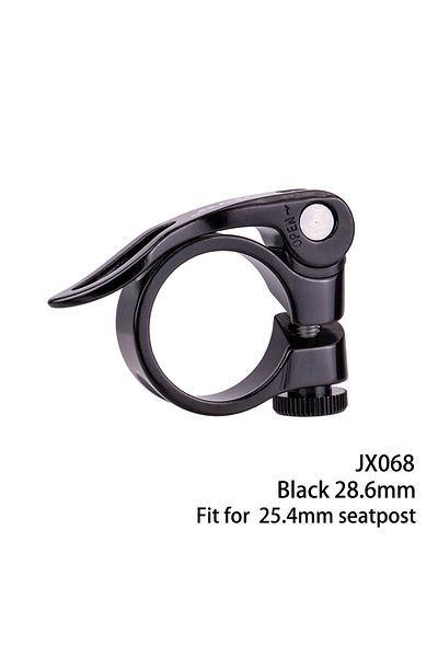 ZTTO JX068 Black 28.6 ZTTO Bicycle Seatpost Clamp 28.6/31.8/34.9mm MTB Road Bike Seat Tube Clip Quick Rel