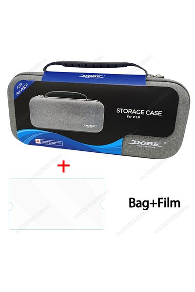 VODOOL Bag with Film Case Bag For PS5 PlayStation Portal Travel Carrying Case Handheld Console Shockproof P