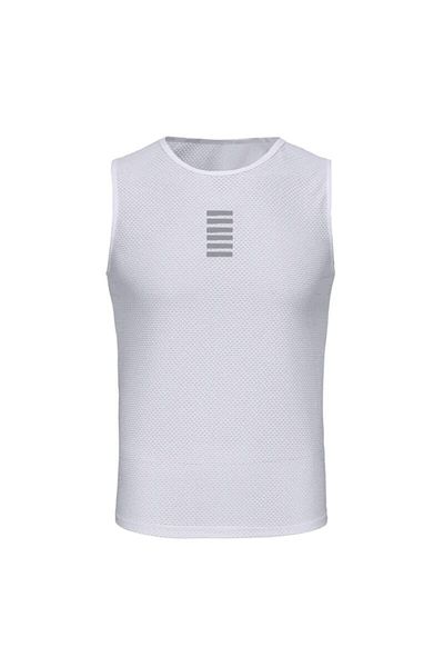 Choice Asia-M P01211-FG-White Rsantce 2024 Cycling Base Layer Sleeveless MTB Bike Sports Shirt Underwear Ra