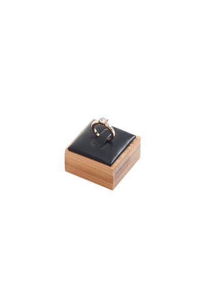 Choice black Wooden Ring Display Stand Rings Organizer Jewelry Holder Jewelry Show Props Jewelry Box Packag