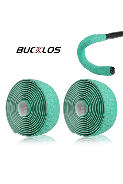 BUCKLOS M1-BIANCHI Road Bike Handlebar Tape Anti Slip Bicycle Handle Cover So...